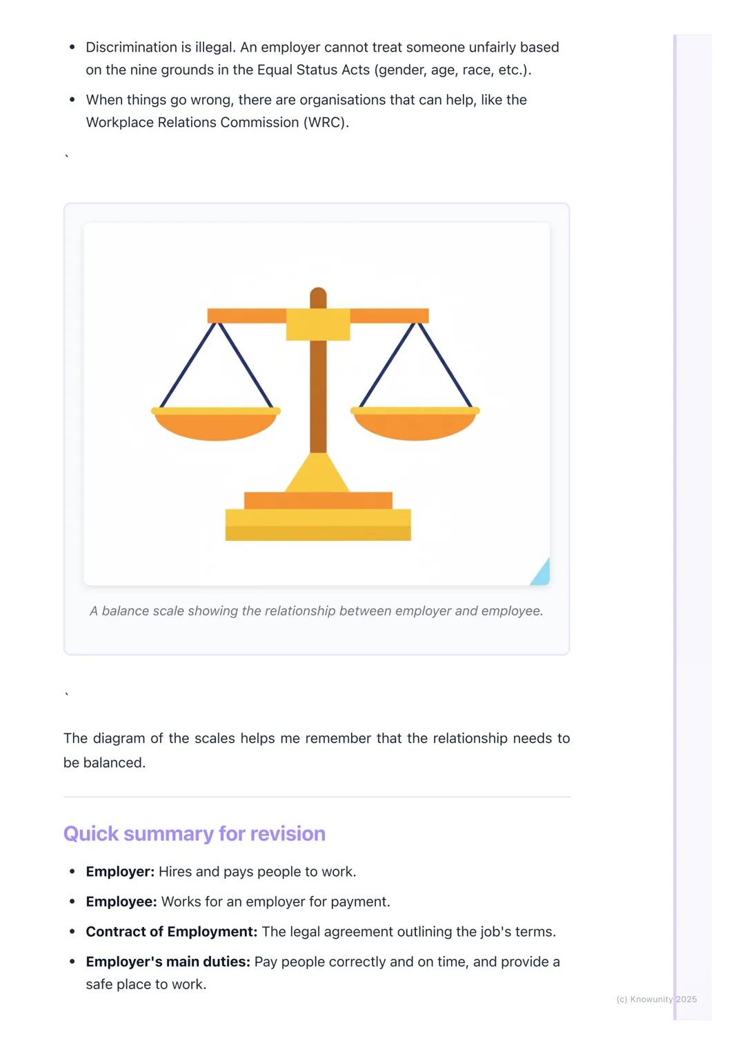 # Employees and Employers

## The relationship between employers and employees

This topic is about the two main groups of people in a busin