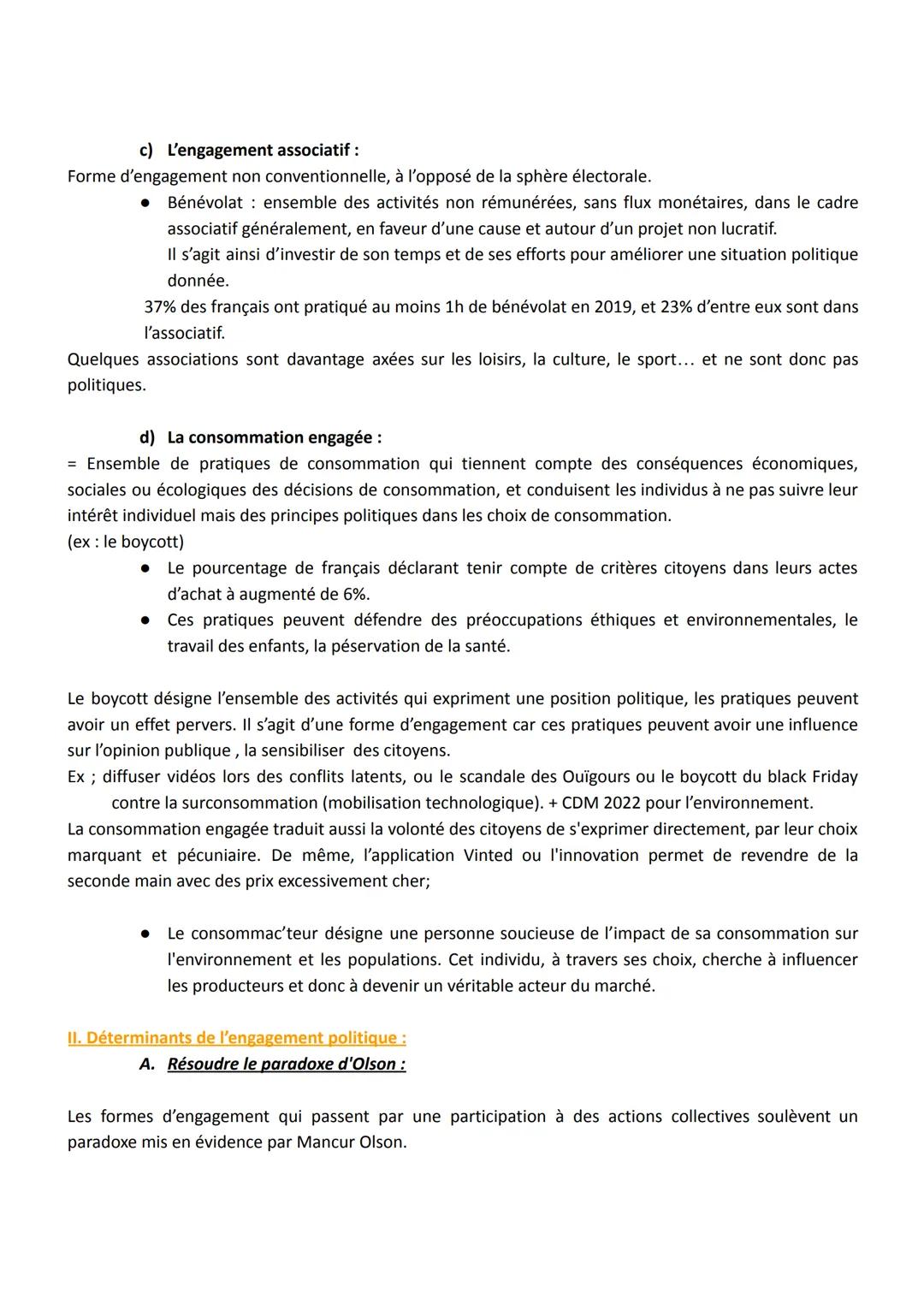 Chapitre 6 Sc po: Comment expliquer l'engagement politique dans les sociétés démocratiques
L'engagement politique recouvre l'ensemble des ac