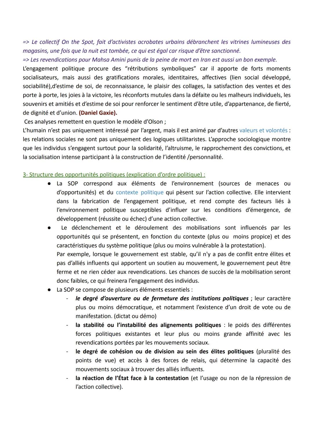 Chapitre 6 Sc po: Comment expliquer l'engagement politique dans les sociétés démocratiques
L'engagement politique recouvre l'ensemble des ac