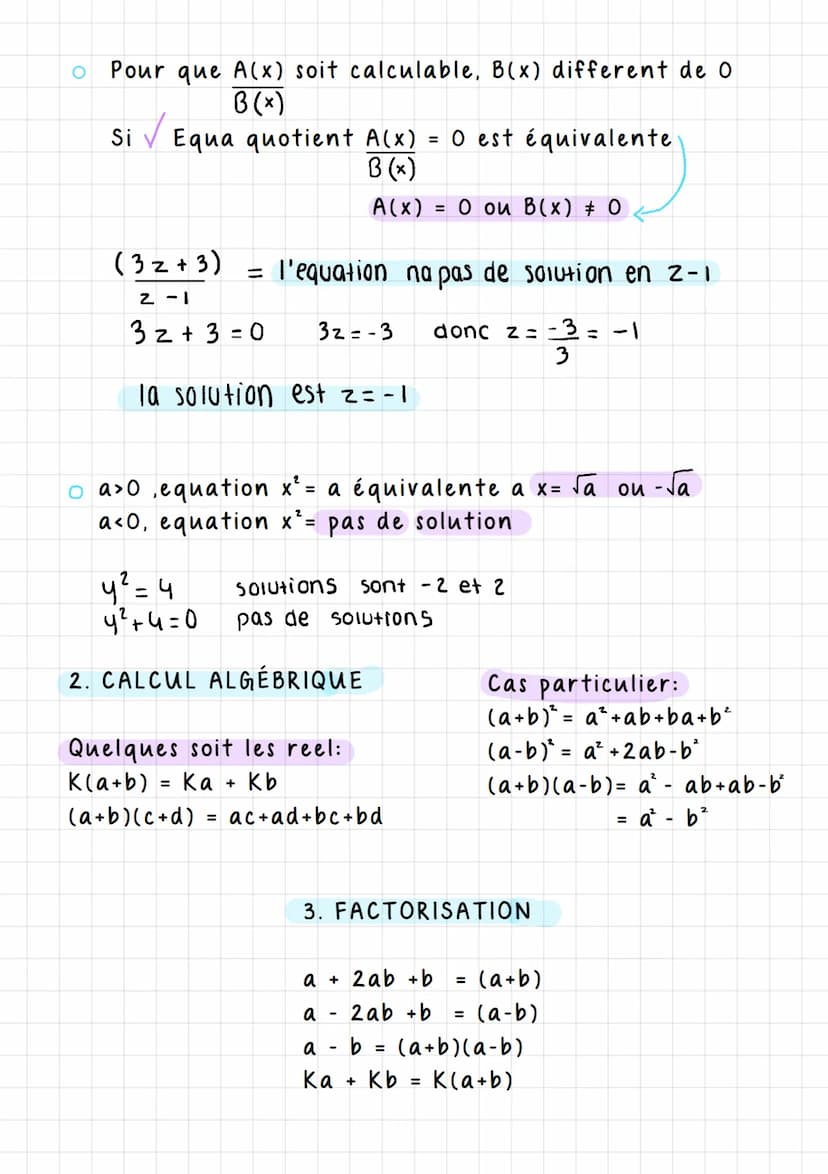 Angelina
Louboutin
2nd II
I. ÉQUATIONS
Addition ou soustraction, d'I meme nombre aux 2
Cotes d'l equation Equation équivalente.
y-3=0
3+y-3=