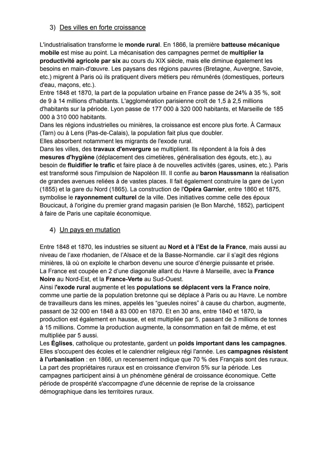 L'industrialisation de la France sous le Second Empire
Le XIX° siècle voit l'avènement de la Révolution industrielle en Europe. C'est au cou