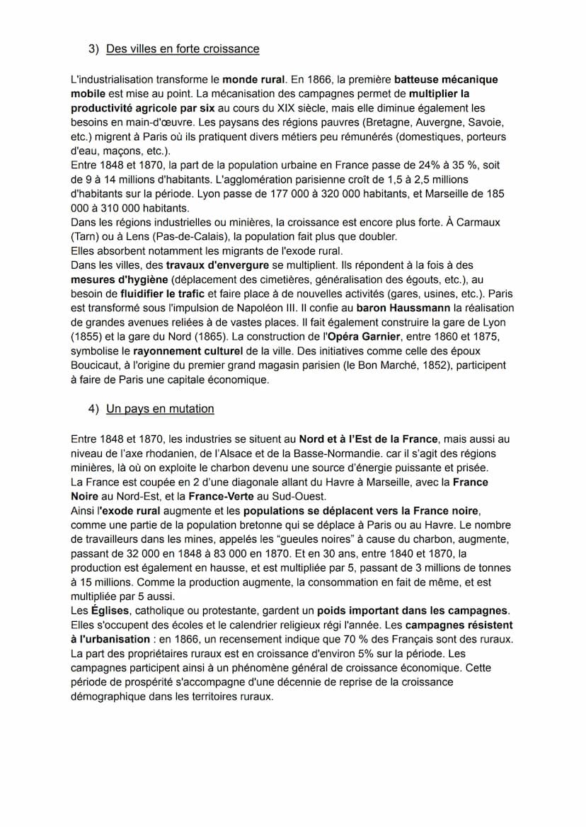 L'industrialisation de la France sous le Second Empire
Le XIX° siècle voit l'avènement de la Révolution industrielle en Europe. C'est au cou