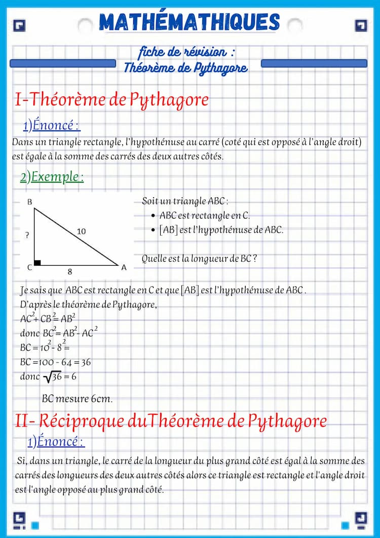 Know Théorème de Pythagore thumbnail
