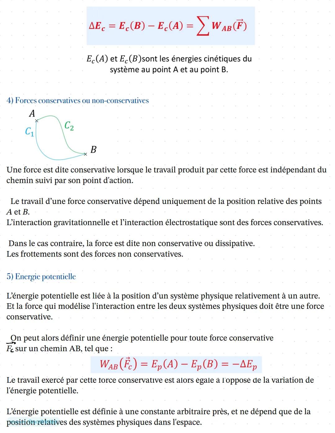 # Chapitre 10
Aspects énergétiques des phénomènes
mécaniques

1) Energie cinétique

C'est l'énergie que possède un corps du fait de son mouv