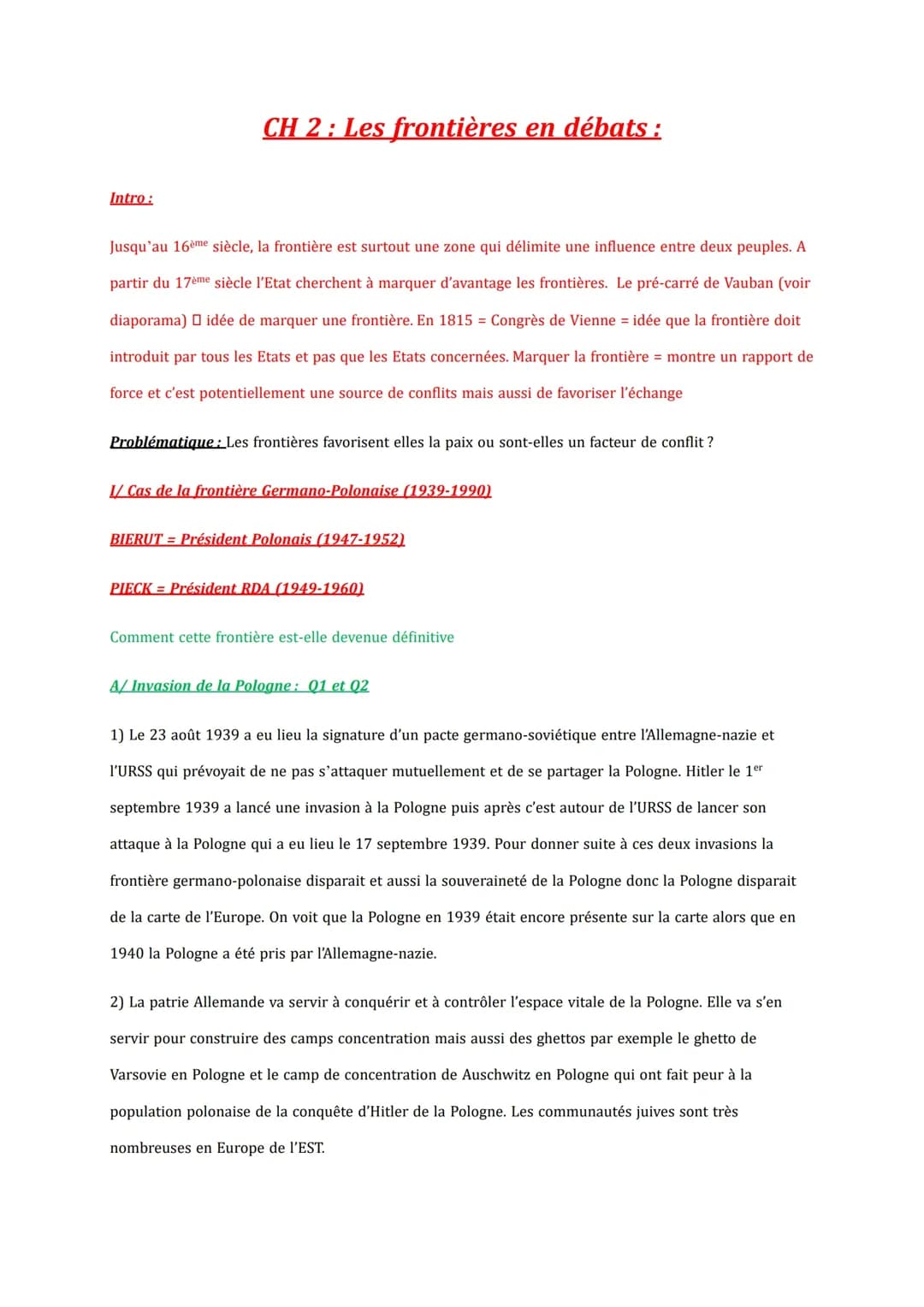  Les frontières en débats