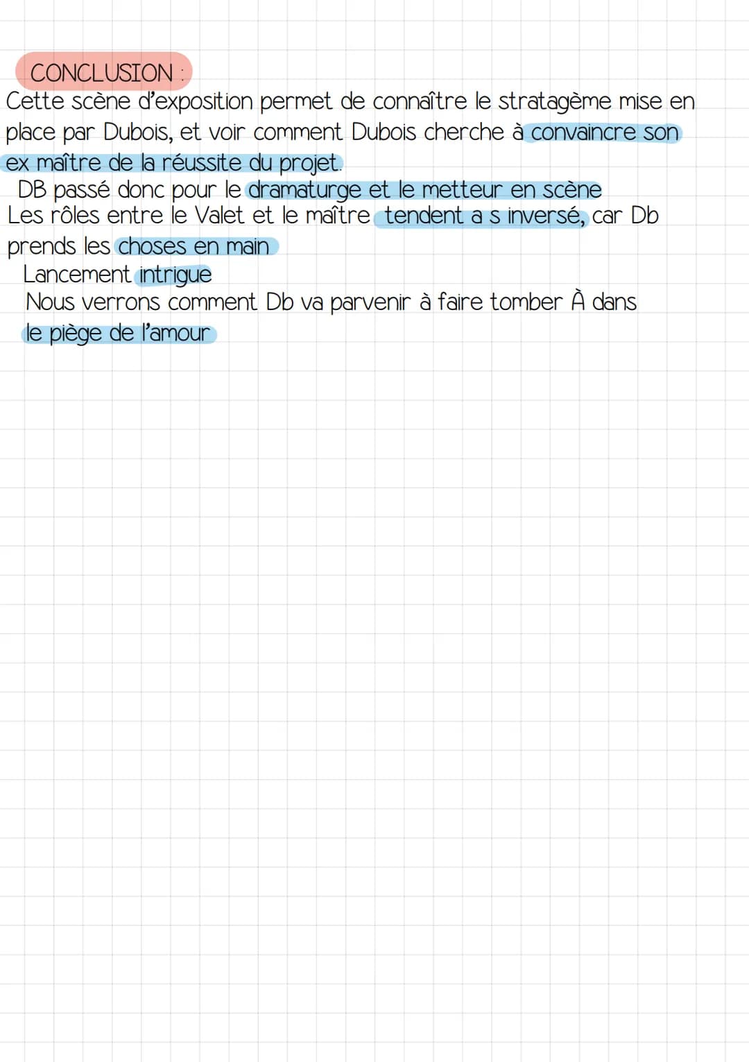 LES FAUSSES CONFIDENCES
TEXTE 6 ACTE 1, SCÈNE 2
Situation :
scène 1: Do accueilli par Arl, valet => Do pas envie de lui parler
Scène 2: Db e