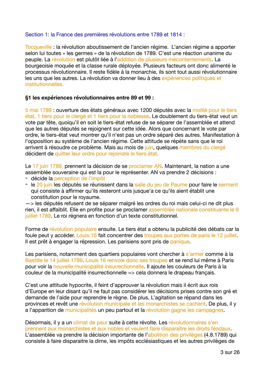 Les historiens divisent L'HISTOIRE en 4 parties: L'antiquité, le moyen âge, les temps
moderne et l'époque contemporaine. Histoire depuis la 