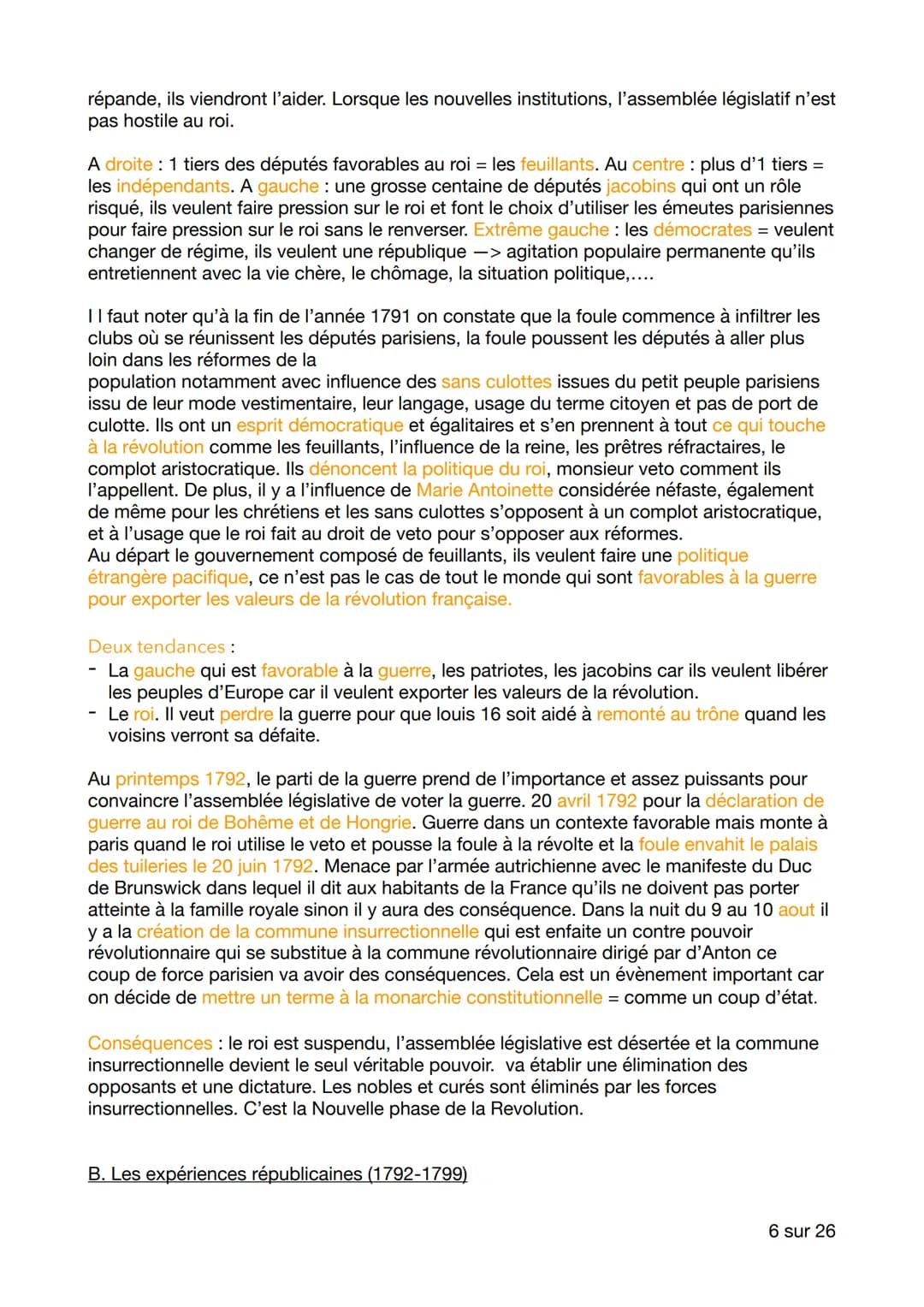 Les historiens divisent L'HISTOIRE en 4 parties: L'antiquité, le moyen âge, les temps
moderne et l'époque contemporaine. Histoire depuis la 