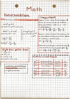 Know calculs numériques  thumbnail