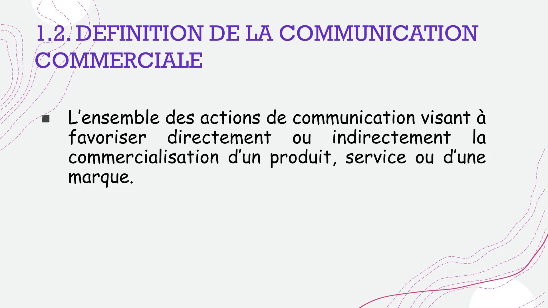 LES FONDAMENTAUX DE
LA COMMUNICATION
COMMERCIALE
DEFINITION ET OBJECTIFS
1.
2.
LES ACTEURS
3.
LE MARCHE
4.
LE BRIEF
+
Delphine PERRIN
Mail p