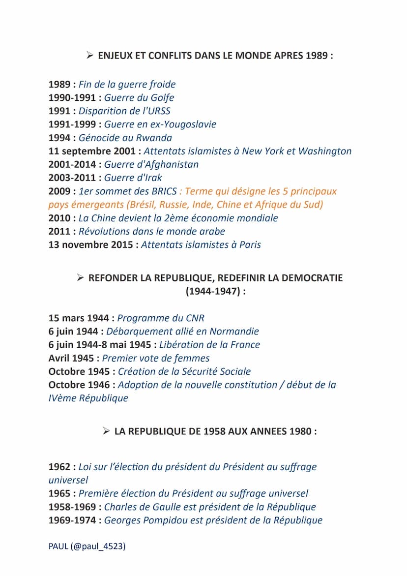 Dates d'histoire
➤ PREMIERE GUERRE MONDIALE :
28 juin 1914: Attentat de Sarajevo
28 juillet - 3 août 1914: Déclarations de guerre
6-13 septe