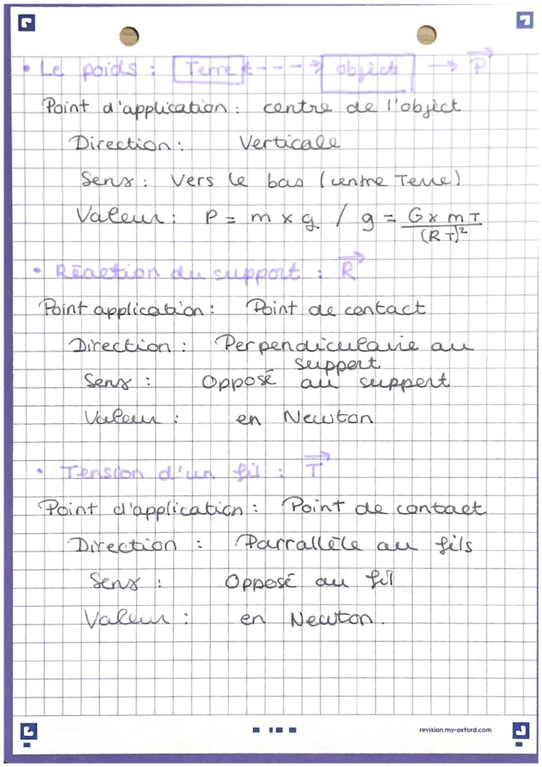 P6: forces

• Action mécanique:
- met en mouvement le système
- Modifie le mouvement du système
- Arrête le mouvement
- Met en équilibre

- 
