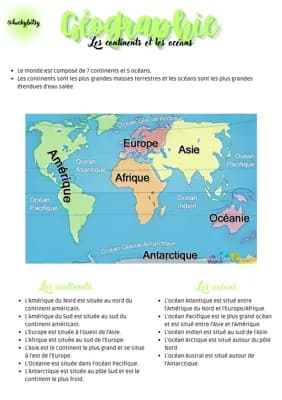 Know Les continents et les océans thumbnail