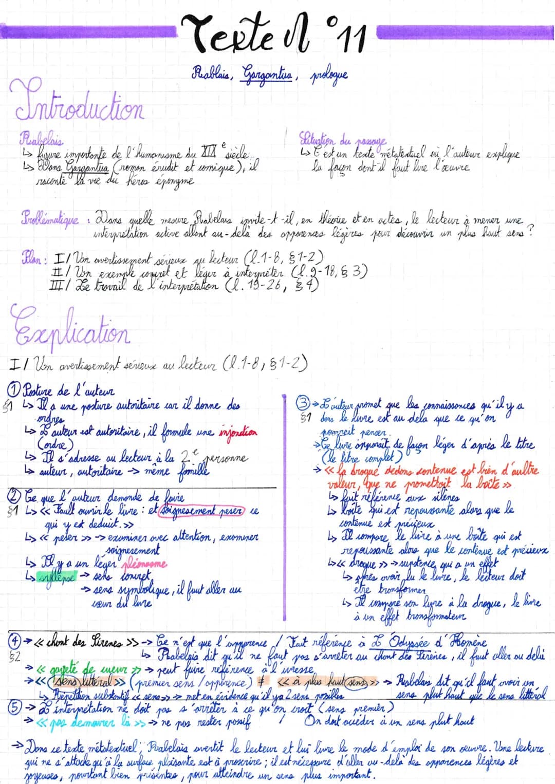 Introduction
Realglais
↳> figure importante de l'humanisme by XII e siècle.
érudit et uomique), il
raconte la vie du
Problématique. Dans que