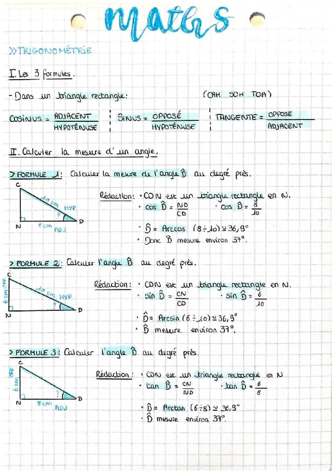 Comment Calculer Facilement un Angle et une Longueur avec la Trigonométrie