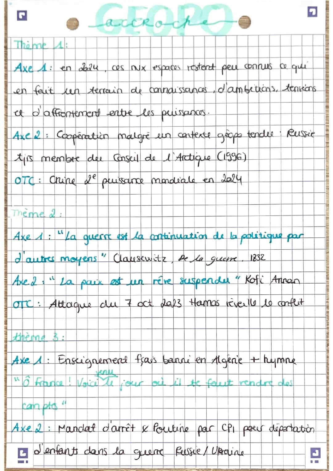 accroches dissertation HGGSP