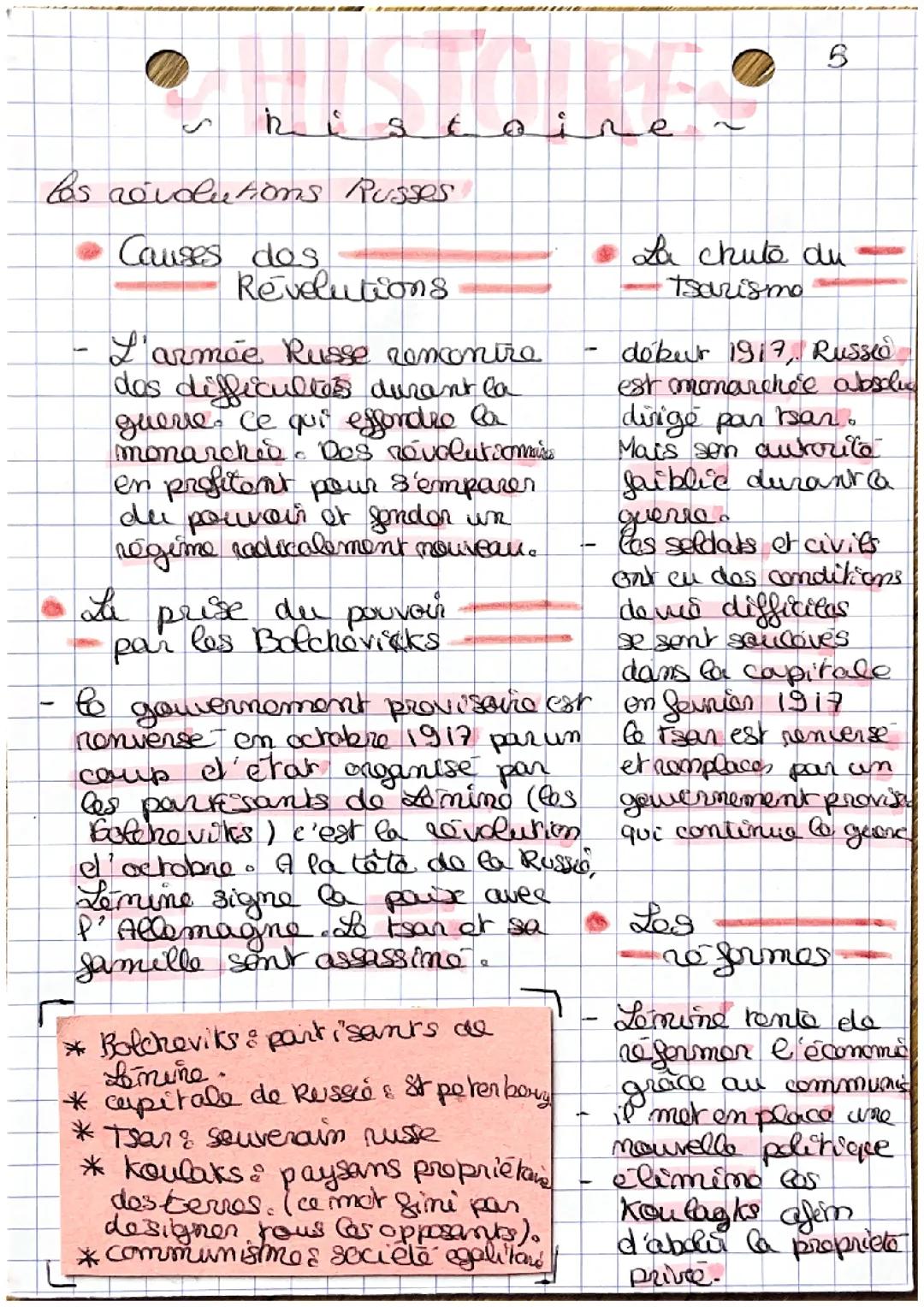 Les révolution russe
