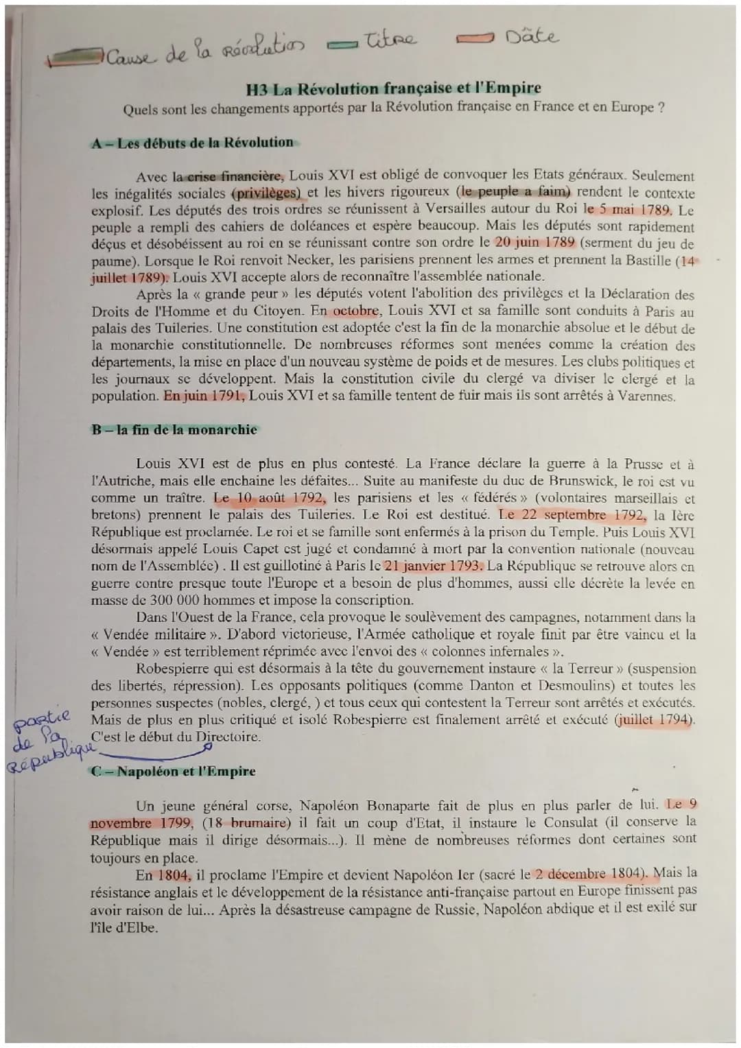Histoire 4eme 
