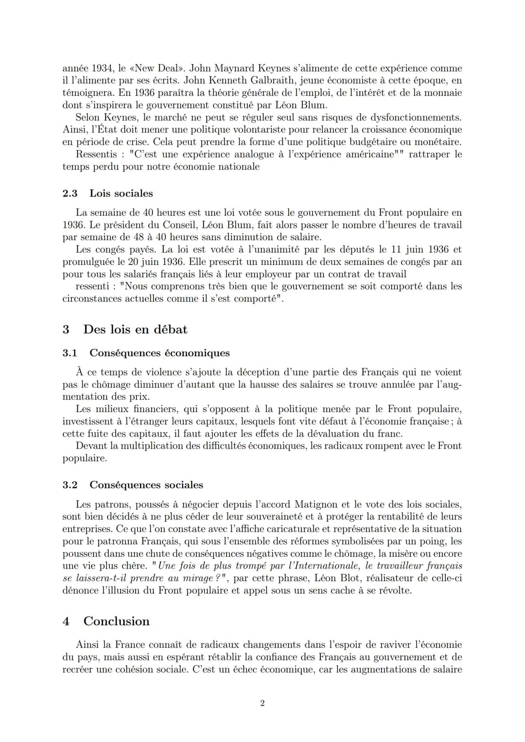 LYCEE GENERAL ET TECHNOLOGIQUE LA BRUYERE
Politique économique et sociale en France en
1936
7 mars 2022
AFFICHARD-PIERRI Gaëtan: gaetan.affi