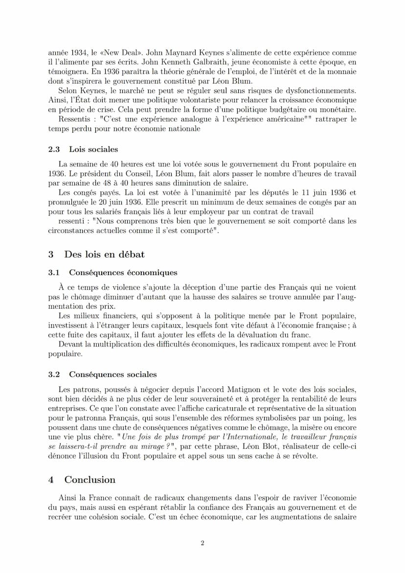 LYCEE GENERAL ET TECHNOLOGIQUE LA BRUYERE
Politique économique et sociale en France en
1936
7 mars 2022
AFFICHARD-PIERRI Gaëtan: gaetan.affi