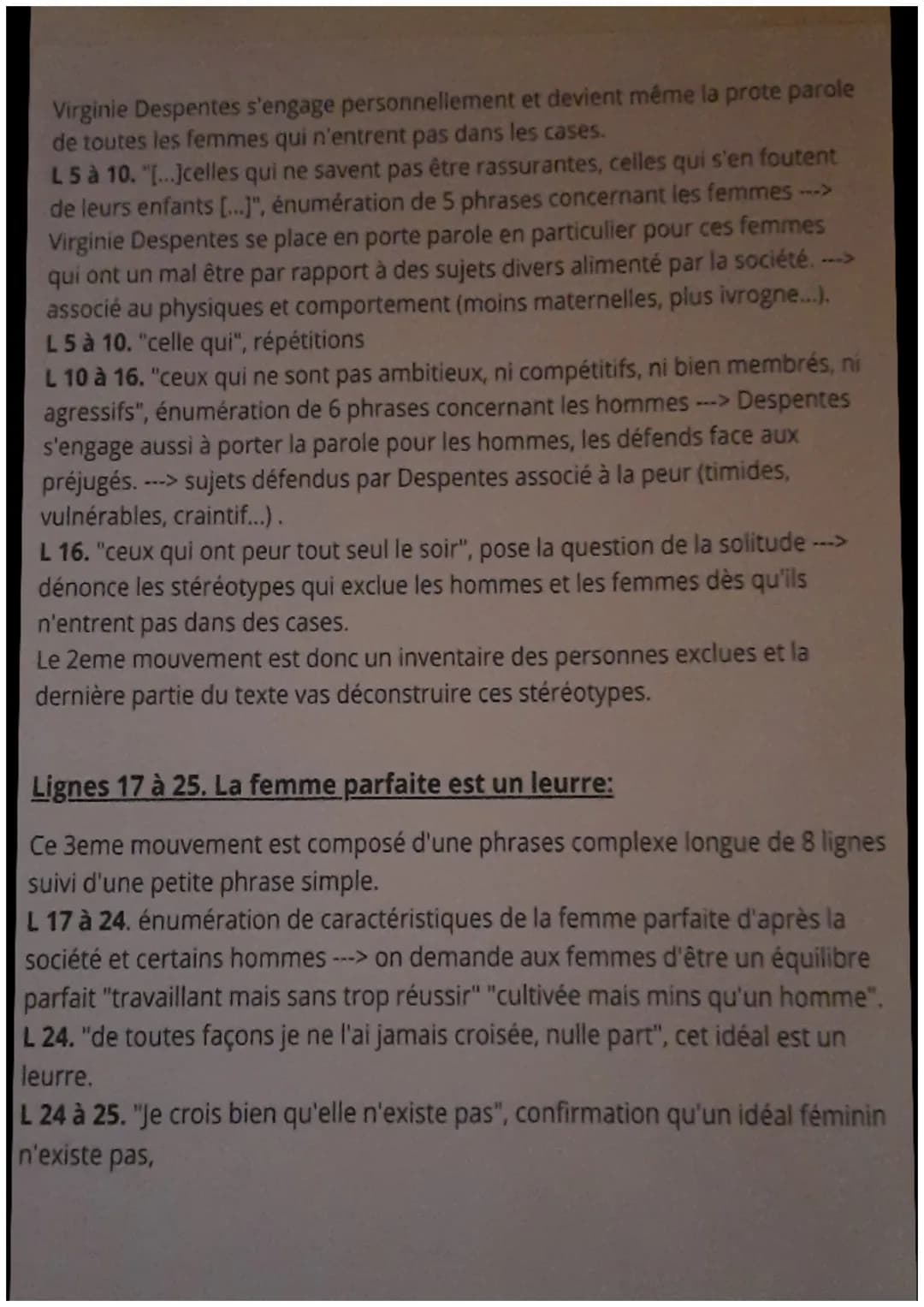 King Kong Theorie, Virginie Despentes
Ecrire et combattre pour l'égalité
Texte 4. Extrait de l'ouverture:
Introduction:
"King Kong théorie" 