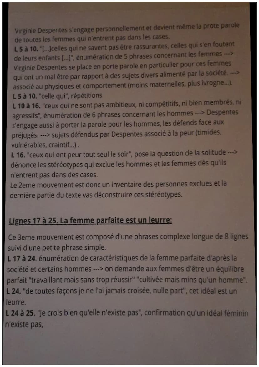King Kong Theorie, Virginie Despentes
Ecrire et combattre pour l'égalité
Texte 4. Extrait de l'ouverture:
Introduction:
"King Kong théorie" 
