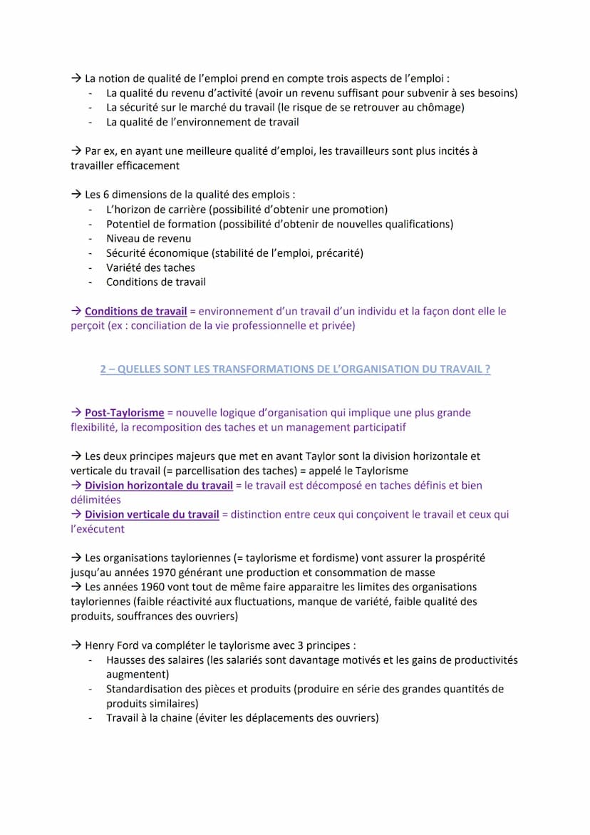 SES CHAPITRE 4-QUELLES MUTATIONS DU TRAVAIL ET DE L'EMPLOI ?
1- TRAVAIL, EMPLOI, CHOMAGE, ACTIVITÉ ; DES NOTIONS À DISTINGUER
→ Travail = ac