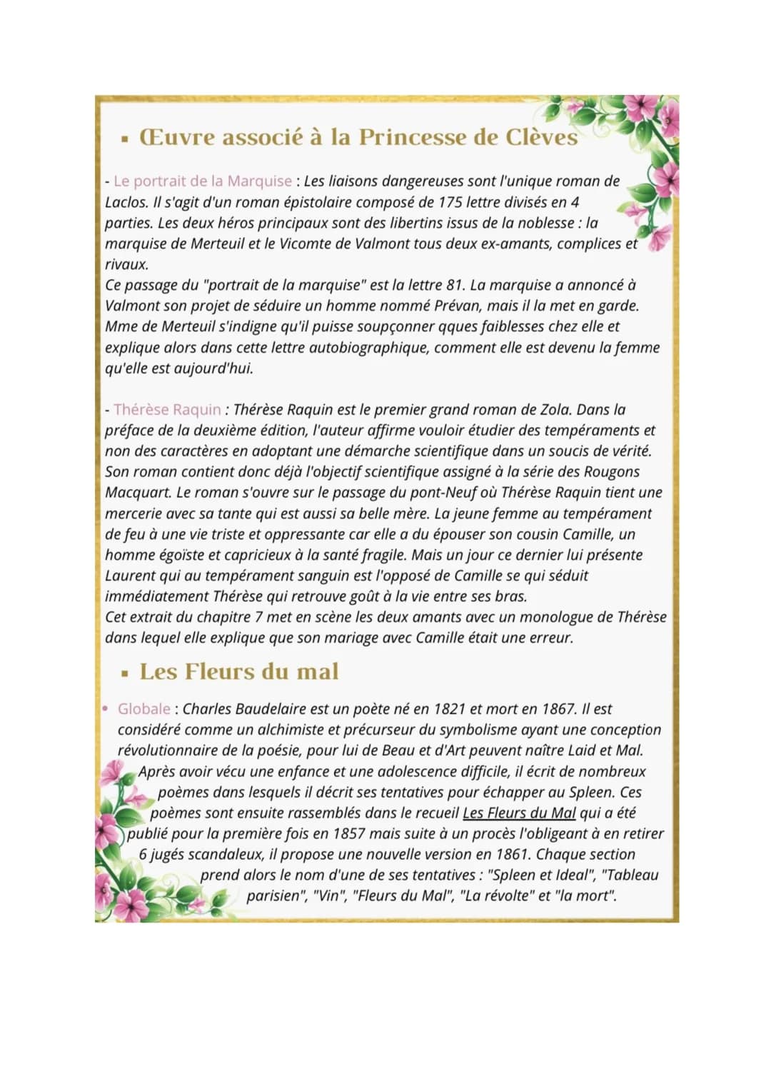 Introduction
Princesse de Clèves
• Globale : Mme de Lafayette est une écrivaine française qui a fréquenté la cour de
Louis 14 et qui a publi