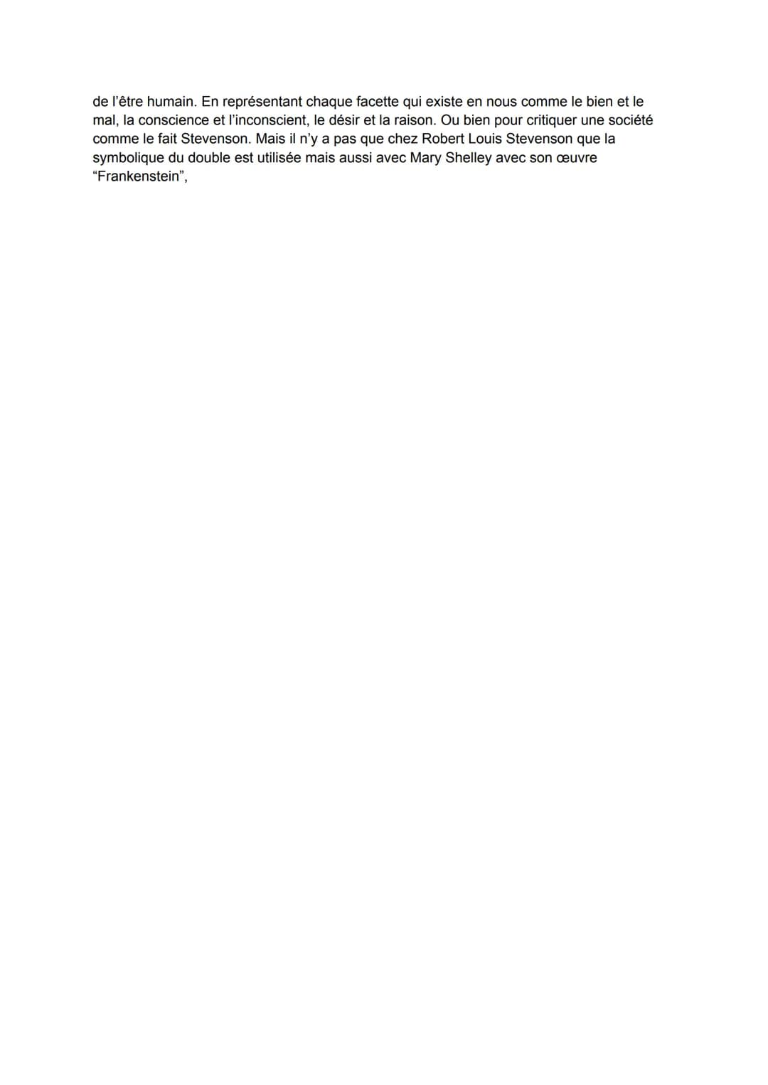 LLCE+ HLP:
Métamorphose du moi + Expression et construction de soi
Introduction :
Robert Louis Stevenson est un écrivain écossais qui a vécu