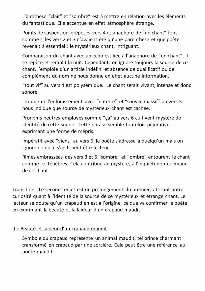 Introduction :
EL 2 - Le crapaud
Poète français du 19ème siècle, Tristan Corbière était particulièrement
excentrique, tant dans sa vie que d