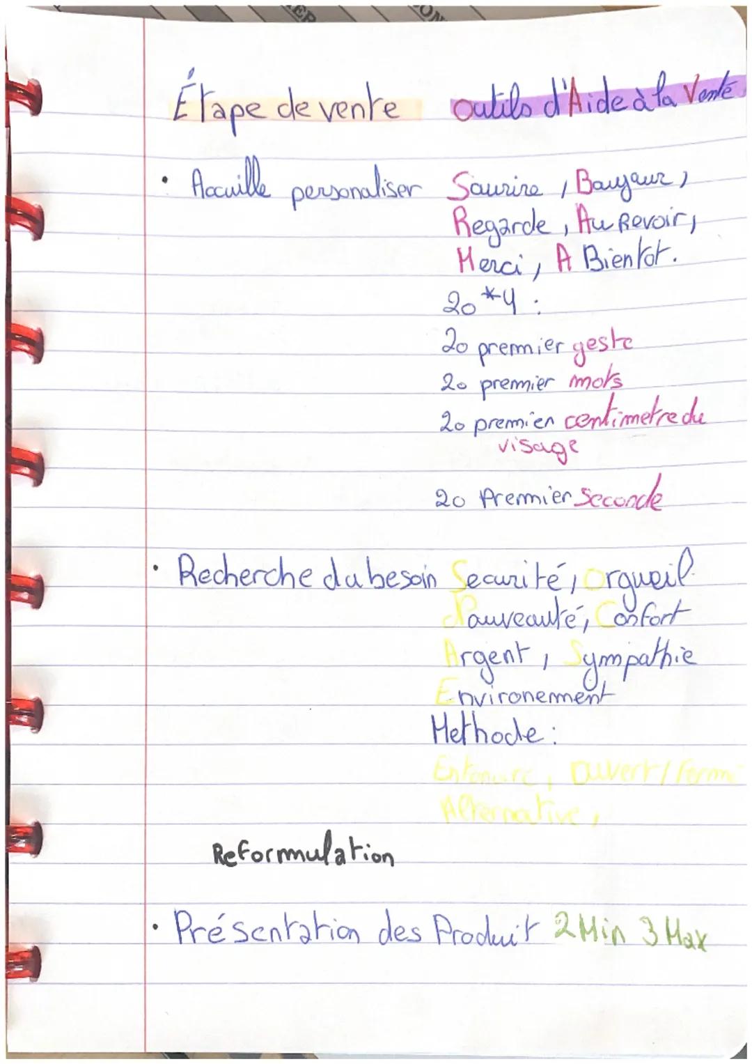 # Étape de vente outils d'Aide à la Vorte

*   Accuille personaliser Saurire, Bauyaur)

    Regarde, Au Revoir,

    Merci, A Bientot.

    