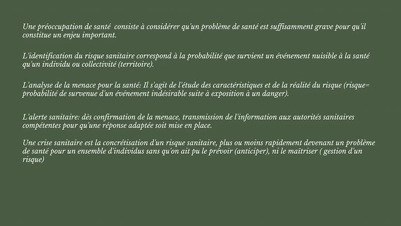 
<h2 id="les5composantesdusystmedesant">Les 5 composantes du système de santé</h2>
<p>Le système de santé désigne l'ensemble des organisatio