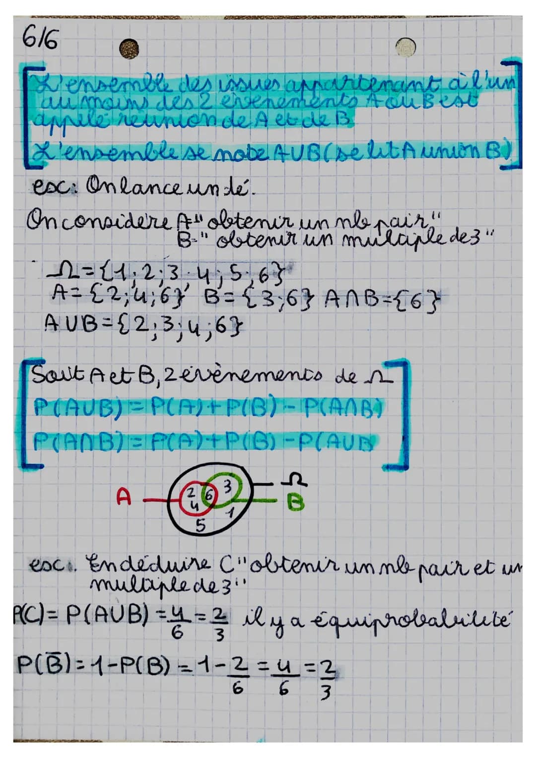 416
MATHS
PROBABILITES
I-Vocabulaire
l'issue
Une expérience aléatoire est un jeu (ou
experience) dont on ne connait pas
mais dont on connait