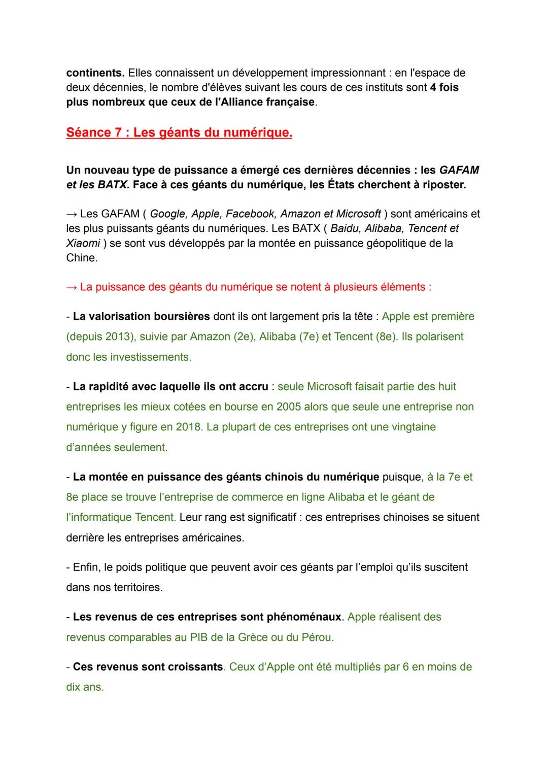 FICHE DE RÉVISION
SPÉ HISTOIRE GÉO-POLITIQUE :
Séquence 2:
Analyser les dynamiques des puissances internationales.
Partie 1: Essor et déclin