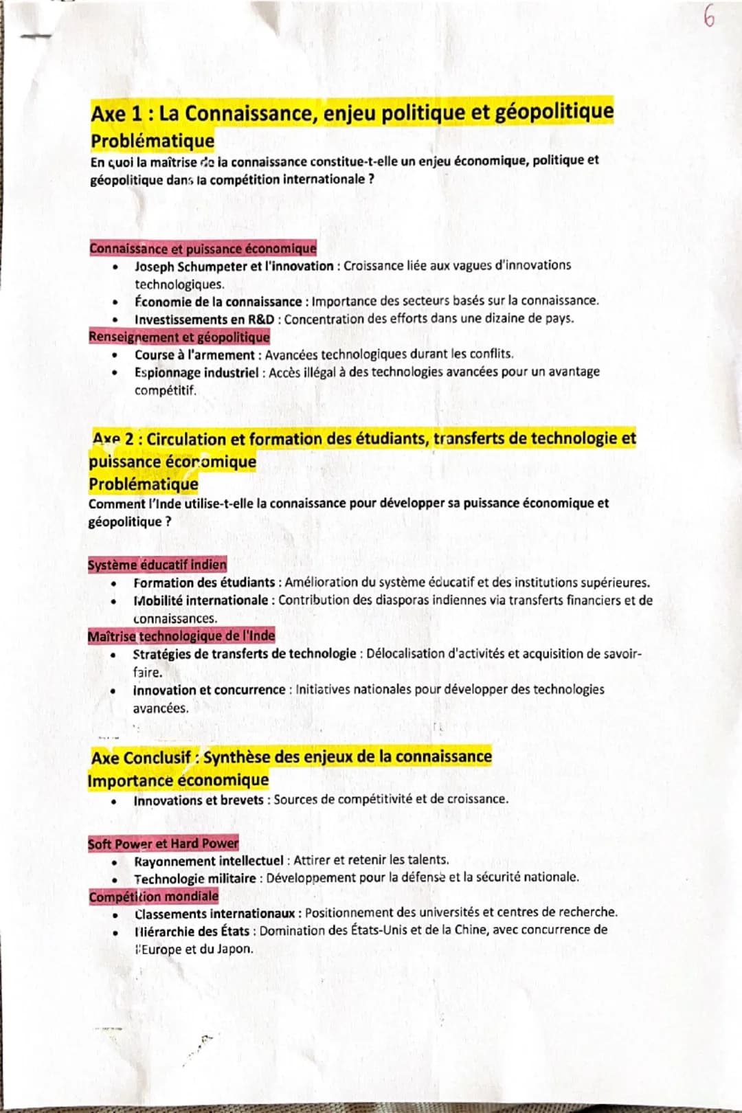 Fiche de Révision: Thème 6 - L'Enjeu de la Connaissance
Elle peut être définit comme un processus actif de compréhension et d'interprétation
