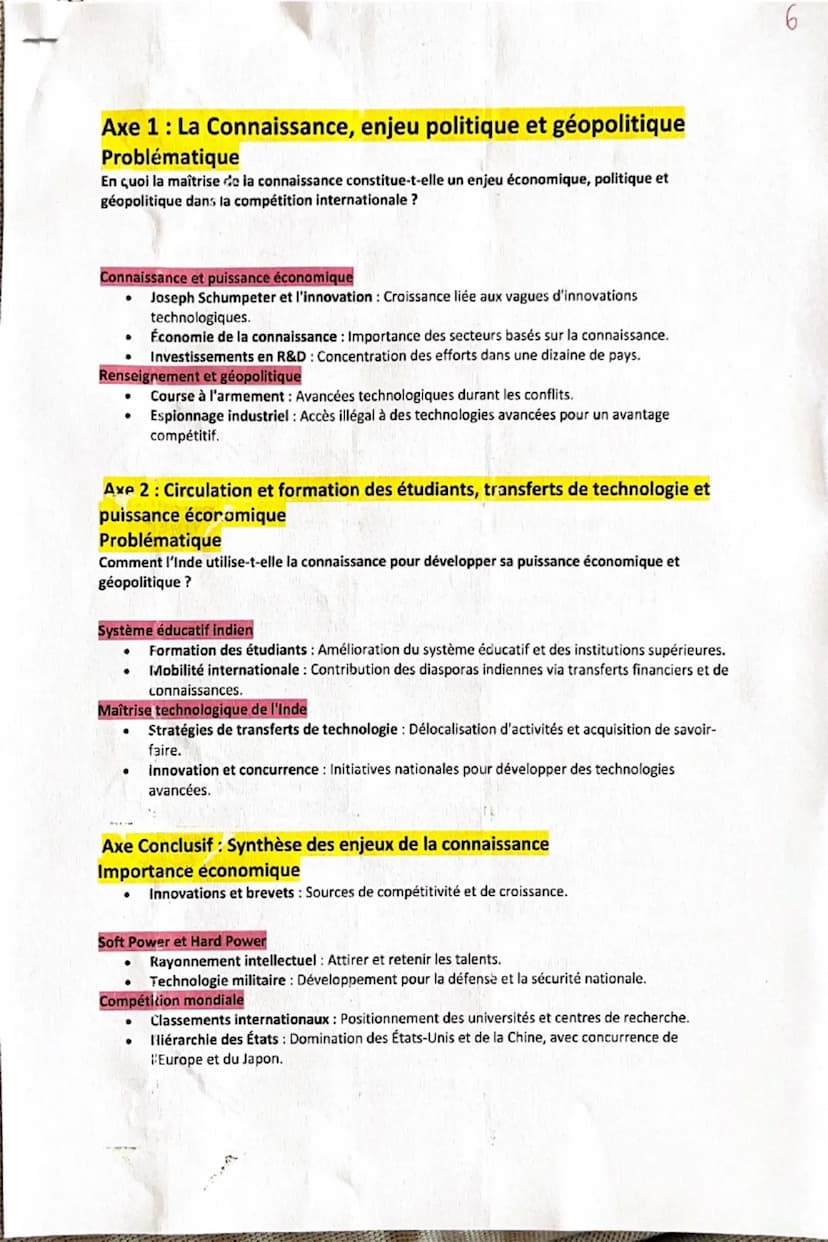Fiche de Révision: Thème 6 - L'Enjeu de la Connaissance
Elle peut être définit comme un processus actif de compréhension et d'interprétation