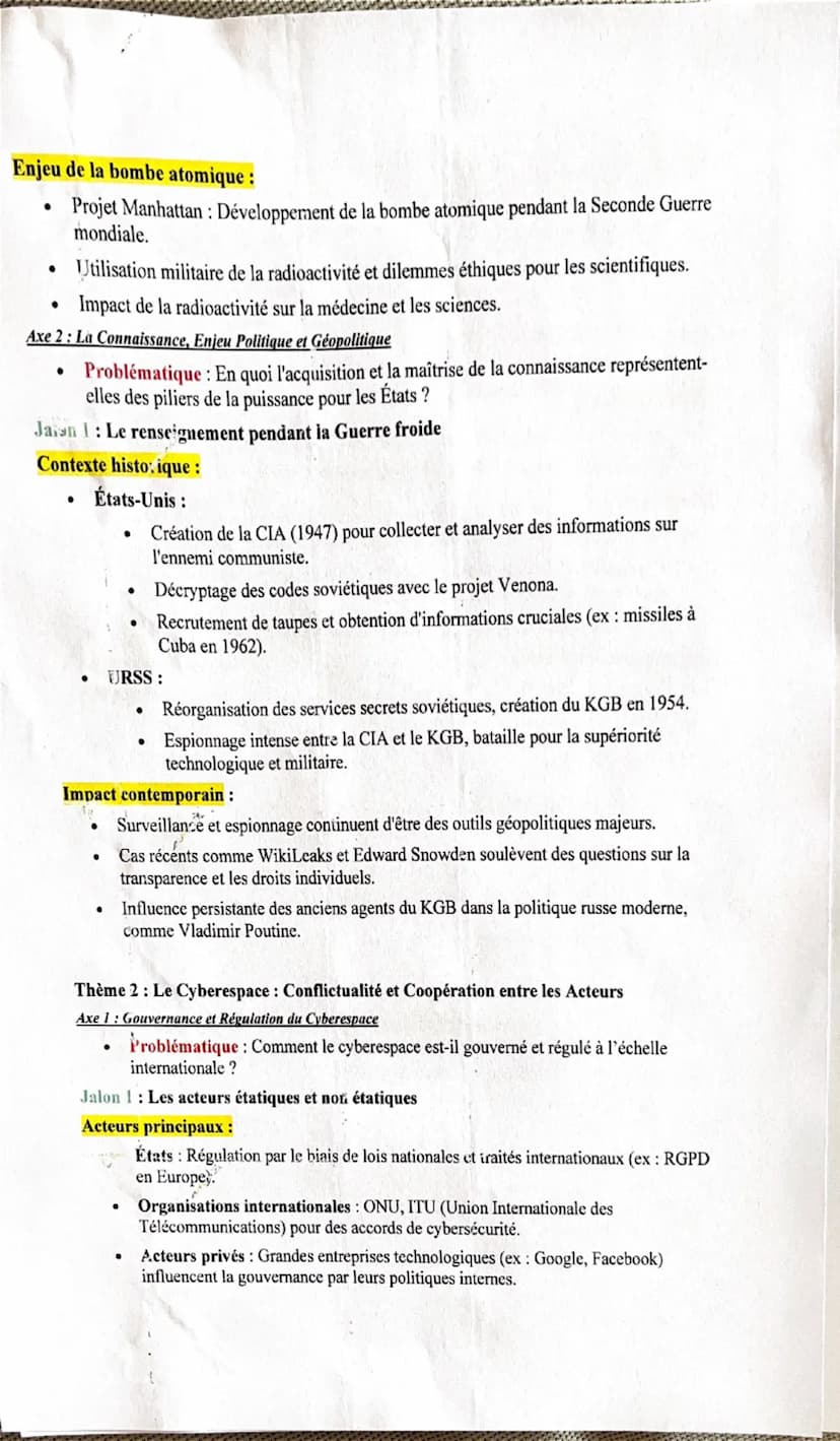 Fiche de Révision: Thème 6 - L'Enjeu de la Connaissance
Elle peut être définit comme un processus actif de compréhension et d'interprétation