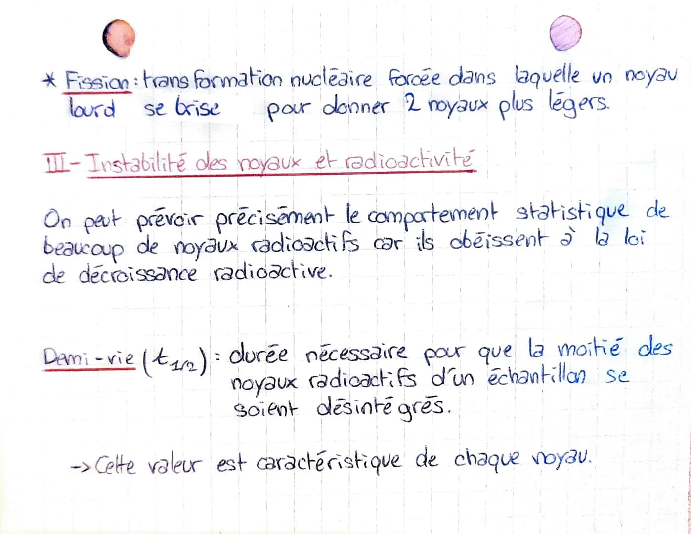 chapitre
Rappels
Un niveau d'organisation:
les éléments chimiques
X
A: nombre de nucléons
Z: nombre de protons
-> matome = m noyau = Ax m nu