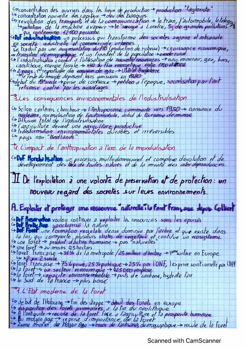 I Les societes dans leurs environnement de la prehistoire a nos jours
A Le premier age de l'exploitation de l'environnement
Des
Co l'etre hu