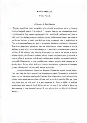 Know bac français oral- analyse évasion st lazare des grieux thumbnail