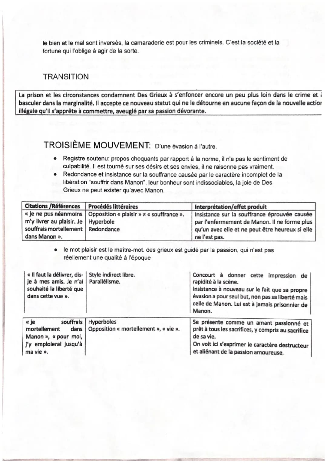 MANON LESCAUT,
L'abbé Prévost
« L'évasion de Saint-Lazare >>
<< J'aperçus les clefs qui étaient sur sa table. Je les pris, et je le priai de