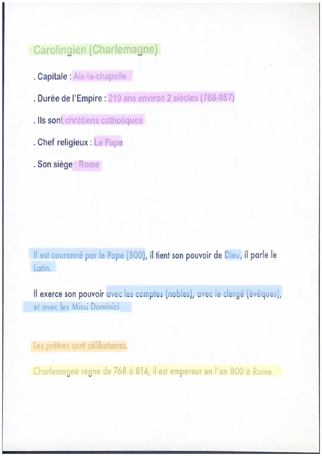 Histoire
Byzantin (Justinien)
.Capital: Constantinople
. Durée de l'Empire: 1058 ans environ 10 siècles (395-1453)
. Ils sont chrétiens orth