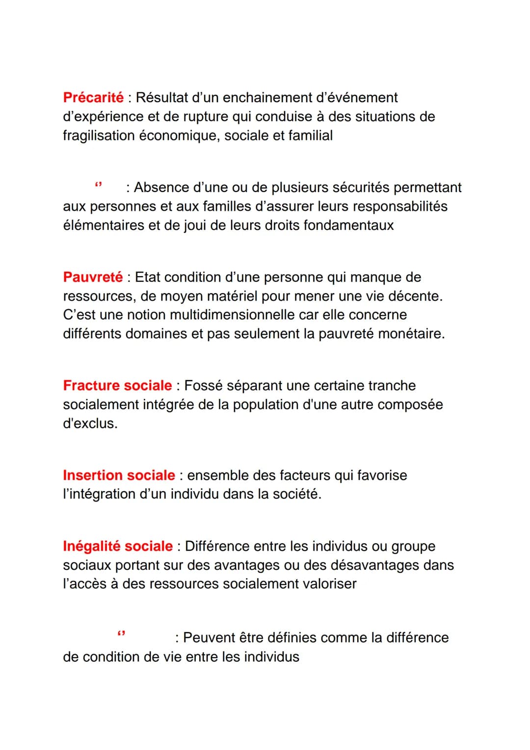 SANITAIRE
Santé selon l'OMS : Etat complet de bien-être physique,
mental et social et qui ne consiste pas seulement à l'absence
de maladie o