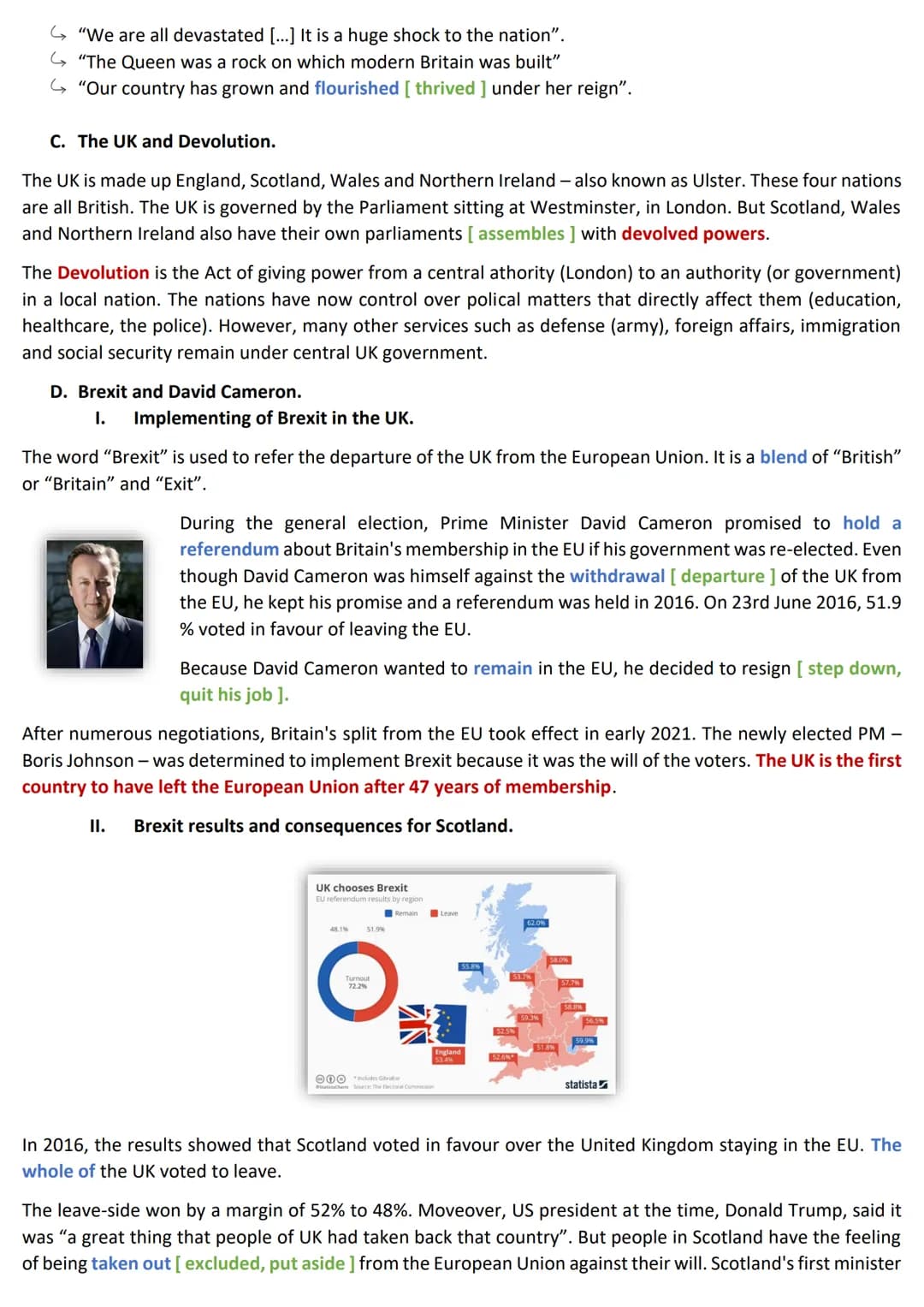 Chapter 1 | A Disunited Kingdom
A. The United-Kingdom and the British Isles.
The United Kingdom of Great Britan and Northern Ireland is made