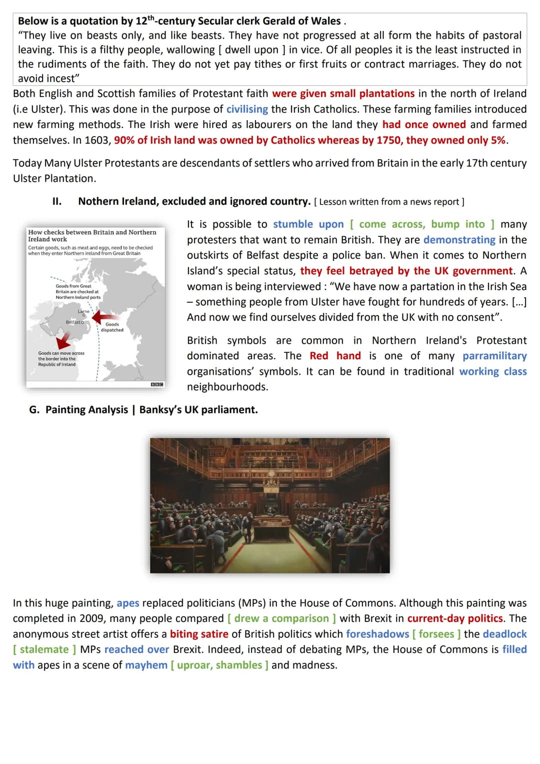 Chapter 1 | A Disunited Kingdom
A. The United-Kingdom and the British Isles.
The United Kingdom of Great Britan and Northern Ireland is made