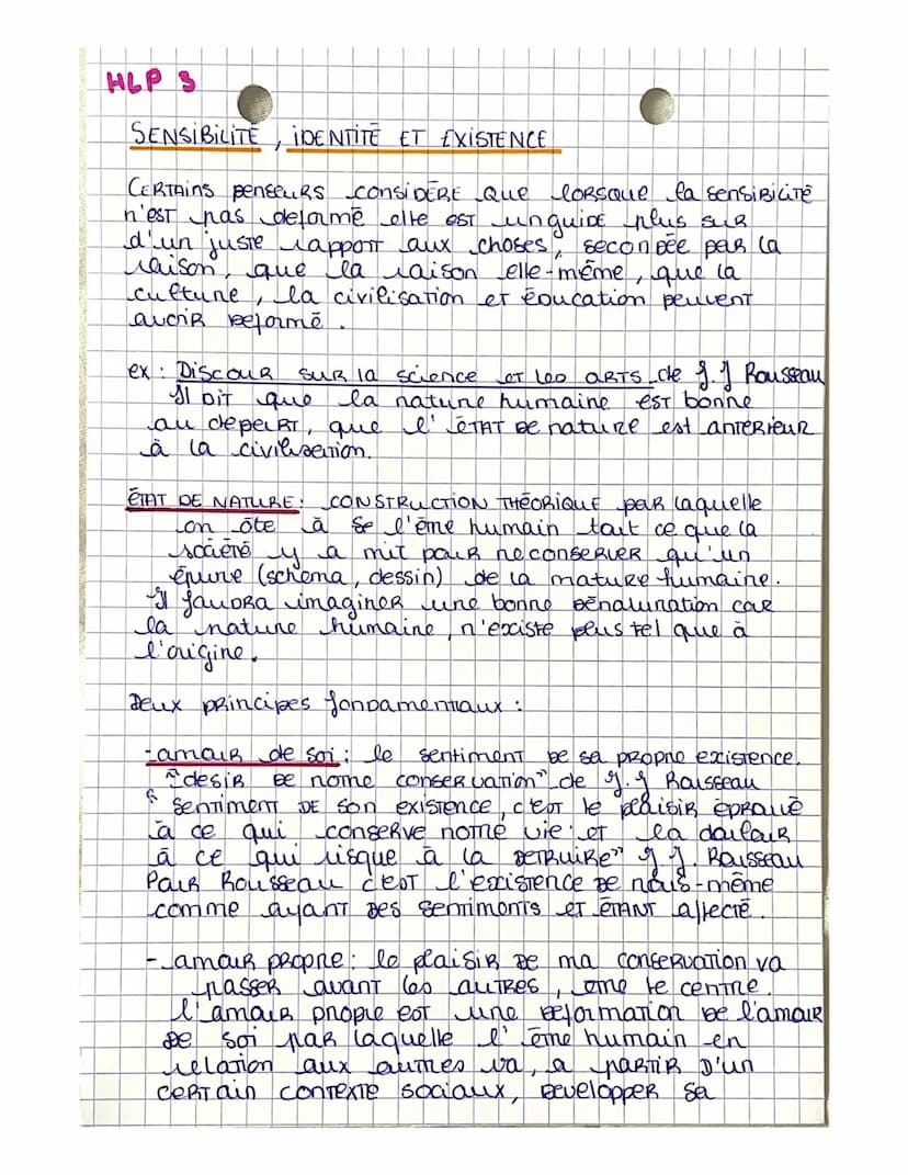 HLP 1 LES METAMORPHOSCES
DU Moi
LE MOI POURRAIT eine Betinit DAR un SENTIMENT ET
auquel
connaissance ou sujet PAR lui même
ACCEDE PAR SA con