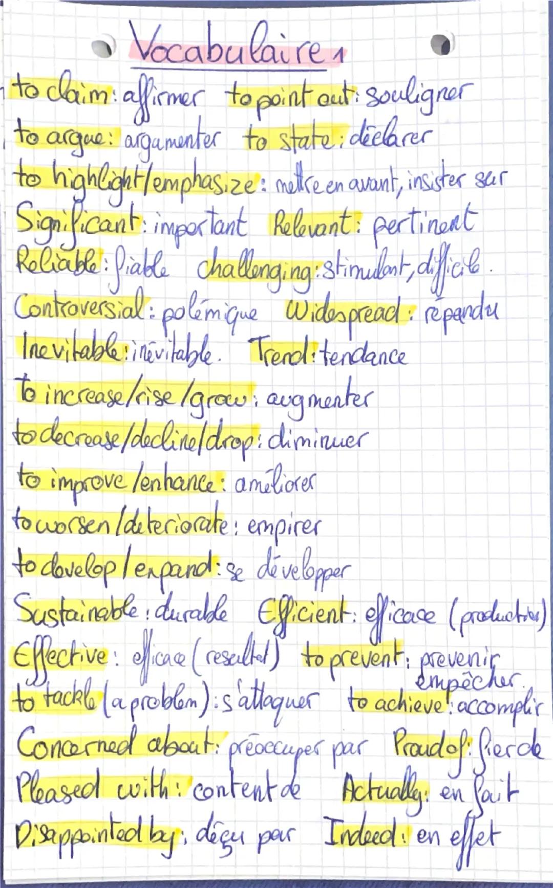 # Connecteur Logique:

to begin: pour commencer
As well as: ainsi que
At the beginning of: au début
Besides: d'ailleurs
in
By the way: soit 