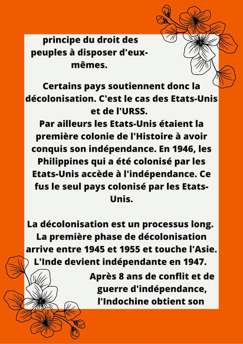INDÉPENDANCE ET
CONSTRUCTION DE
NOUVEAUX ÉTATS
On va s'intéresse à comment les colonies
sont devenues des états nouveaux et
indépendants.
Un