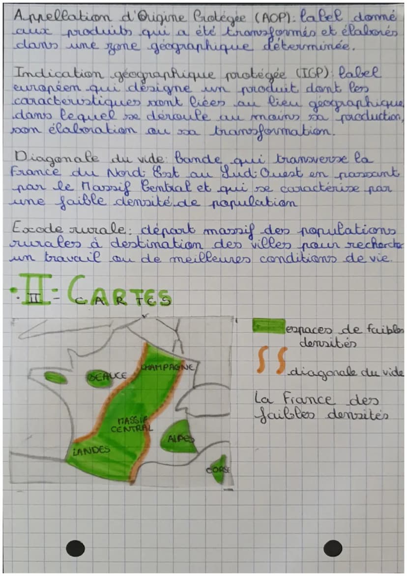 Do-geographic
LES
ESPACES DE FAIBLES
DENSITES ET LEURS
A TOUTS
•I - VOCABULAIRE
Parc Naturel Régional (PNR): territoire crée pour
protéger e