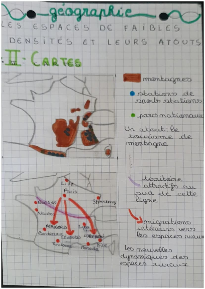 Do-geographic
LES
ESPACES DE FAIBLES
DENSITES ET LEURS
A TOUTS
•I - VOCABULAIRE
Parc Naturel Régional (PNR): territoire crée pour
protéger e